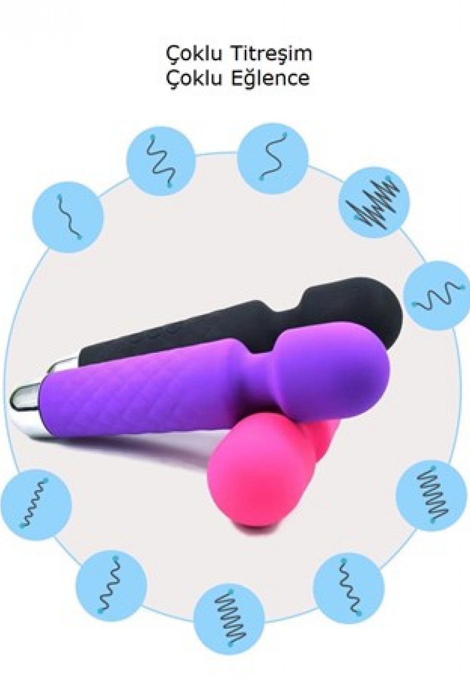 USB Şarjlı 20 Fonksiyonlu Teknolojik Vibratör - AV Magic